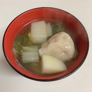 水餃子のスープ